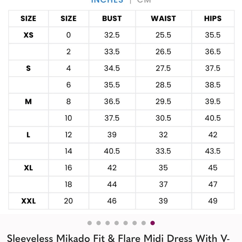 Sleeveless Mikado Fit & Flare Midi Dress With V-Back - Electric Pink - NWT - Picture 8 of 15